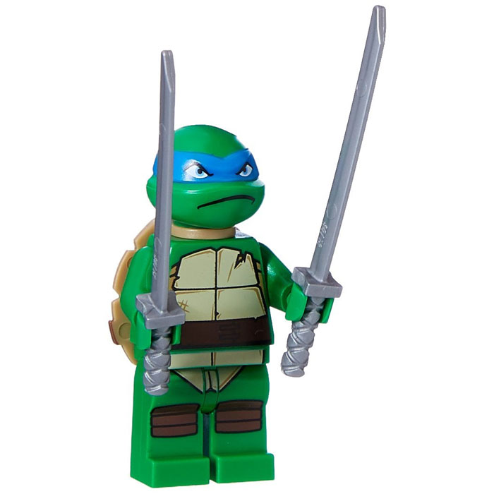 LEGO Minifigure - Teenage Mutant Ninja Turtles - LEONARDO with Swords ...