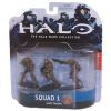 McFarlane Toys Figures - Halo Wars Heroic Collection 3-Pack - SQUAD 1  UNSC (Brown) (Mint)