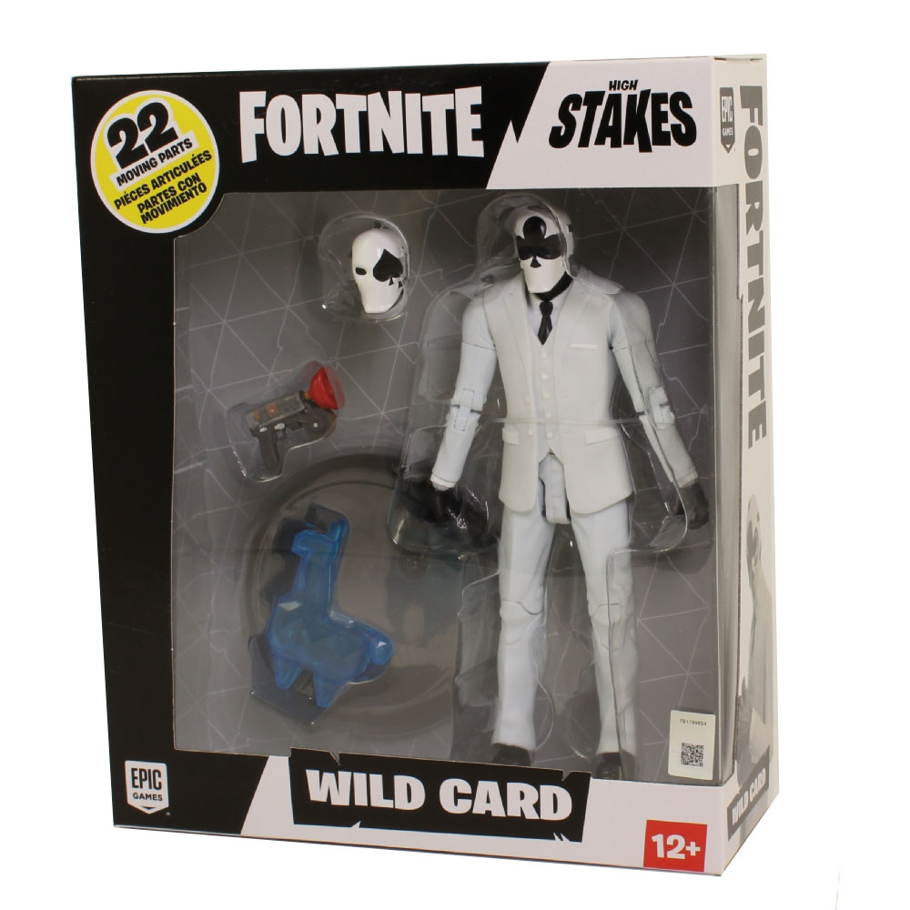 McFarlane Toys Action Figure - Fortnite Battle Royale S5 - WILD CARD  (Black) (Spade & Club) (7 inch): : Sell TY Beanie  Babies, Action Figures, Barbies, Cards & Toys selling online