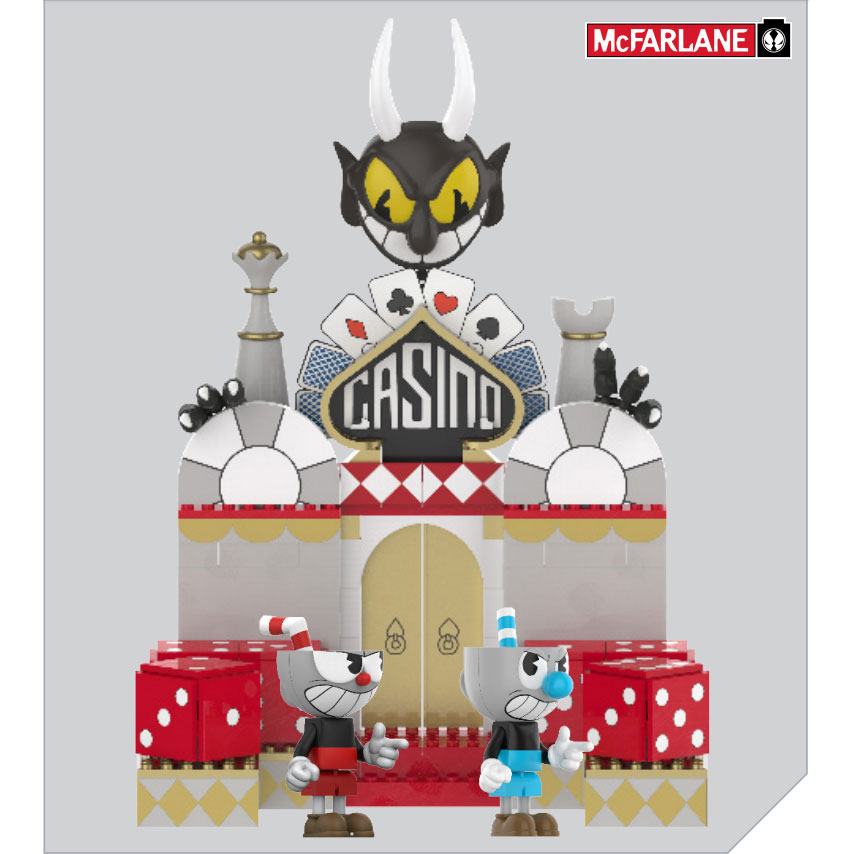 McFarlane Toys Building Large Set Cuphead S1 CHAOTIC CASINO 250 pcs New Mint Sell2BBNovelties Sell TY Beanie Babies Action Figures Barbies Cards Toys selling online