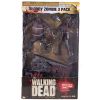 McFarlane Toys Figure - The Walking Dead AMC TV 3-Pack - BLOODY ZOMBIES (Mint)