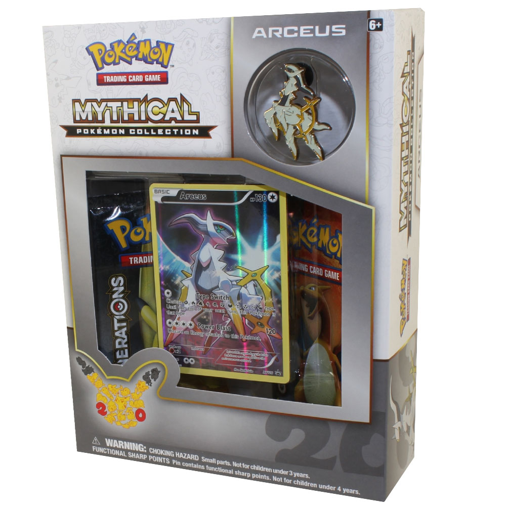  Pokemon TCG: Mythical Arceus Pin Collection : Toys & Games