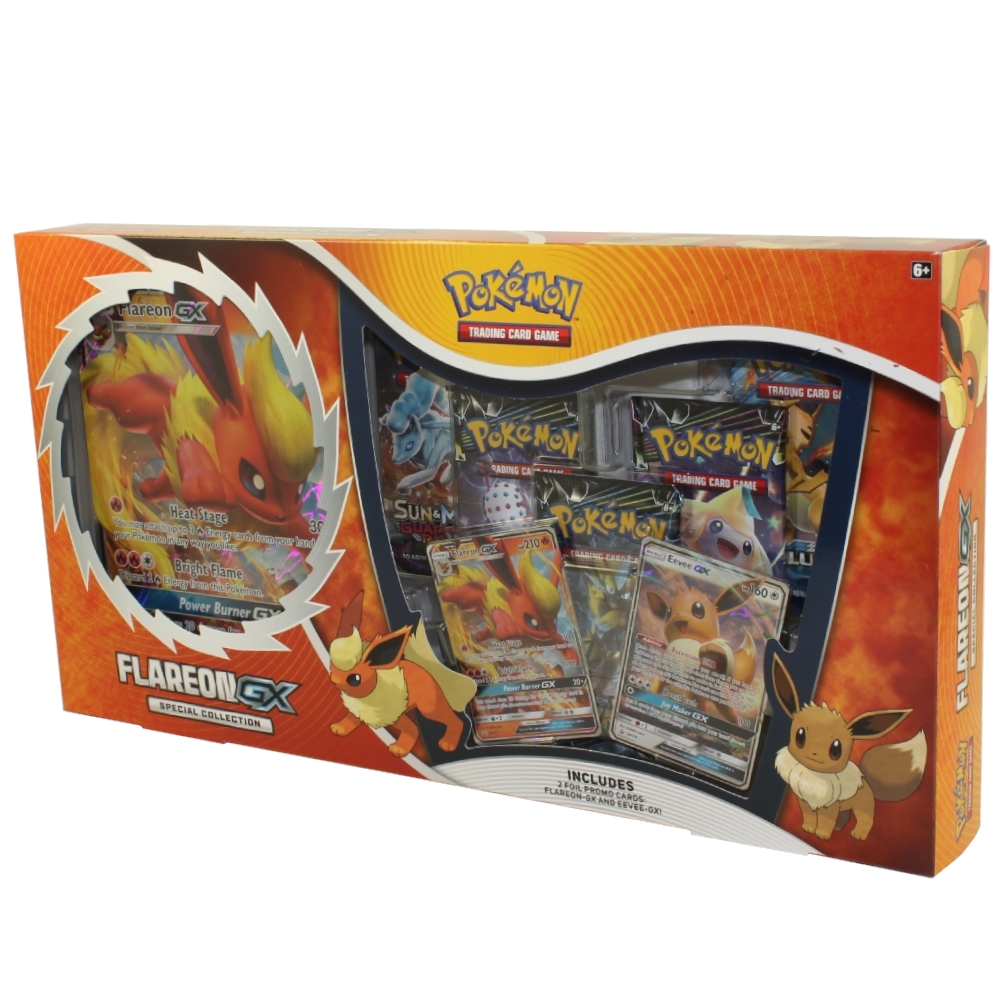 Pokemon Cards - FLAREON GX SPECIAL COLLECTION (5 Packs, 2 Foils & 1 ...