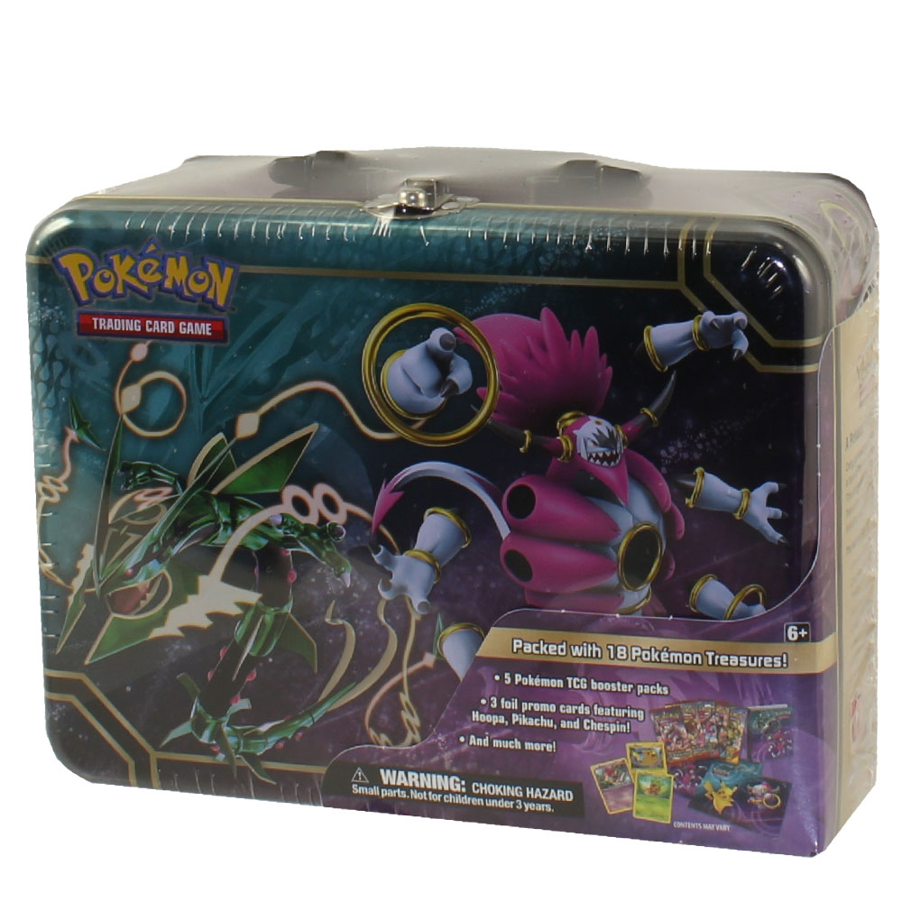 Pokemon Xy 2015 Collector Chest Tin Set 5 Packs 3 Foils Coin