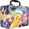 Pokemon - 2024 FALL Collector Treasure Chest TIN SET (6 Packs, 3 Foils, Coin, Album & More) (New)