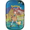 Pokemon Crown Zenith Mini Tin - SONIA & YAMPER (2 Packs, 1 sticker sheet & art card) (New)