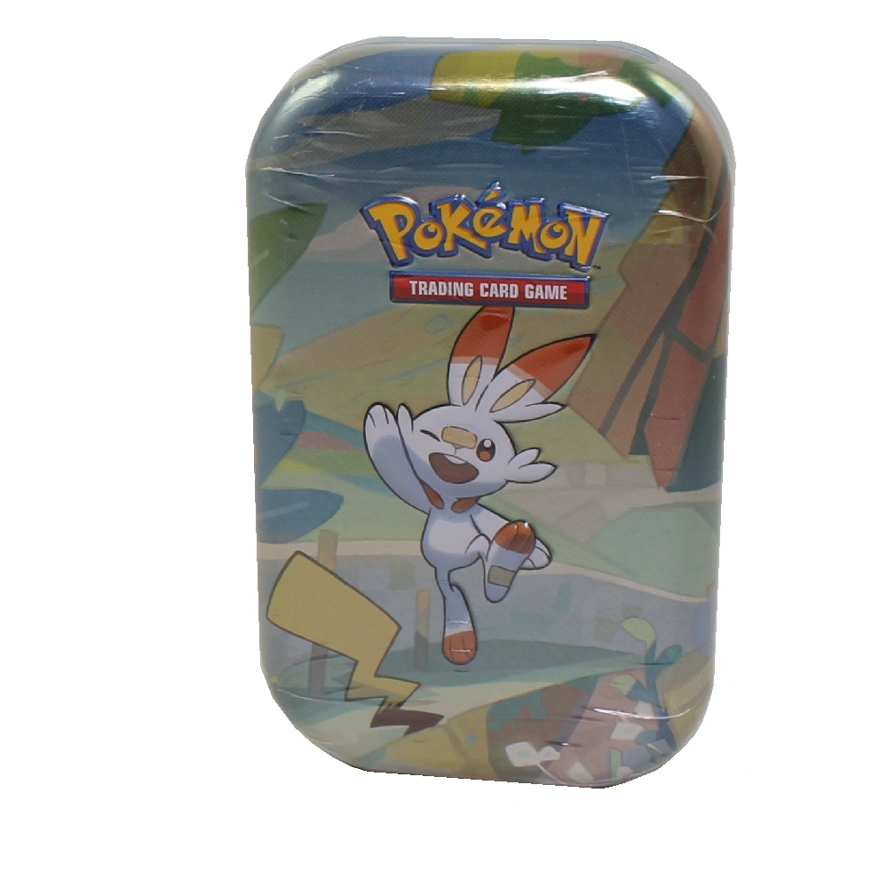 Pokemon Collectors Galar Pals Mini Tin - SCORBUNNY & PIKACHU (2 Booster ...