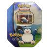 Pokemon GO 2022 Collectible Sealed Tin - SNORLAX (4 Packs, 2 Foils & 1 Sticker Sheet) (New)