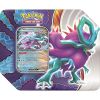 Pokemon 2024 Paradox Clash Collectors Tin - WALKING WAKE EX [1 foil promo & 5 Booster Packs] (New)