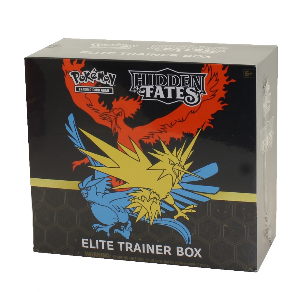 Pokemon Hidden Fates Elite Trainer Box - ZAPDOS, MOLTRES & ARTICUNO (10 ...
