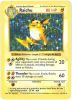 Pokemon Card - Base 14/102 - RAICHU (holo-foil) **Shadowless** (Mint)