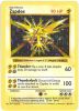 Pokemon Card - Base 16/102 - ZAPDOS (holo-foil) *Shadowless* (Mint)