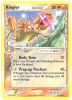 Pokemon Card - Crystal Guardians 22/100 - KINGLER (rare) (Mint)