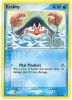 Pokemon Card - Crystal Guardians 54/100 - KRABBY (reverse holo) (Mint)