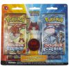 Pokemon Cards - Double Crisis Blister 4 Packs with Pin - MAGMA (Pin & Coin) (New)