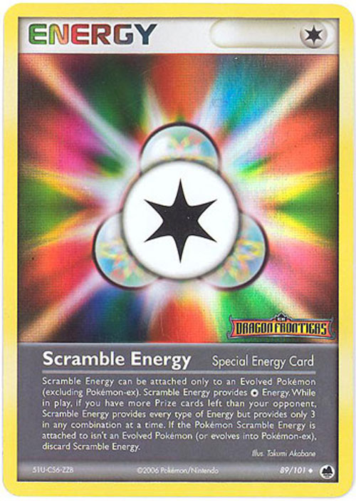 Pokemon Card - Dragon Frontiers 89/101 - SCRAMBLE ENERGY (reverse holo ...