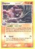 Pokemon Card - Dragon Frontiers 14/101 - CLOYSTER (rare) (Mint)