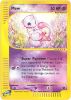 Pokemon Card - Expedition 55/165 - MEW (reverse holo) (Mint)