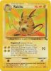 Pokemon Card - Fossil 29/62 - RAICHU (rare) (Mint)