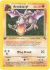 Pokemon Card - Fossil 1/64 - AERODACTYL (holo-foil) *1st Edition* (Mint)