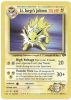 Pokemon Card - Gym Challenge 28/132 - LT. SURGE'S JOLTEON (rare) (Mint)