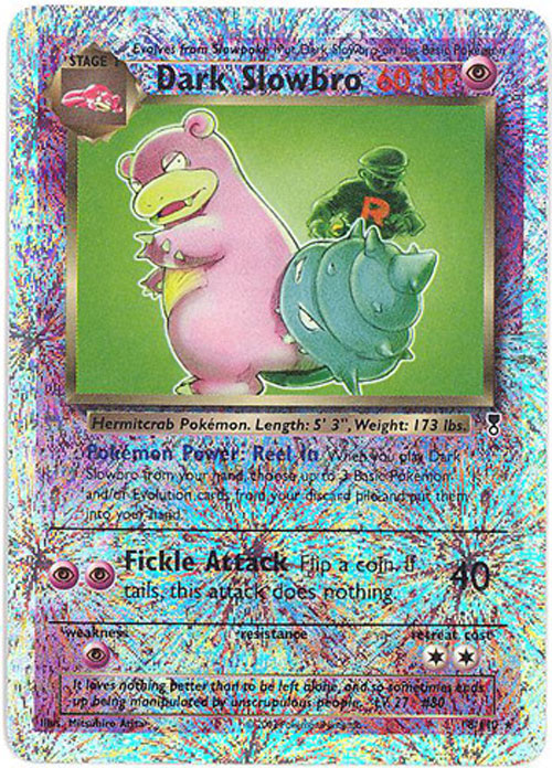 Pokemon Card - Legendary Collection 8/110 - DARK SLOWBRO (reverse