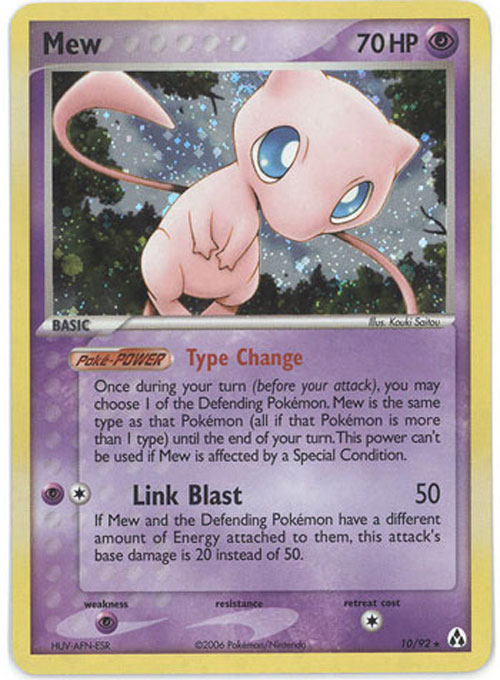 Card Pokémon Mew Foil