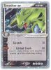 Pokemon Card - POP #1 Promo 17/17 - TYRANITAR EX (ultra rare holo-foil)