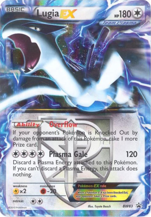 Pokemon Card Promo #BW83 - LUGIA EX (holo-foil): Sell2BBNovelties.com ...