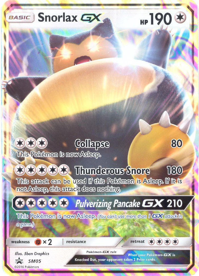 snorlax gx jumbo card