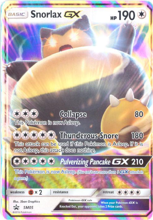 snorlax gx jumbo card