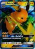 Pokemon Card - Battle Academy 20/68 - RAICHU GX (#60 PIKACHU STAMPED) (ultra rare holo) (Mint)