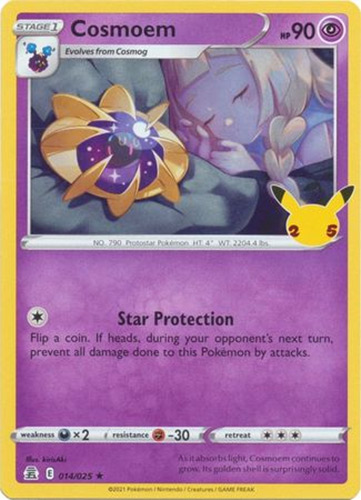 Pokemon Card - Celebrations 014/025 - COSMOEM (holo-foil) (Mint ...