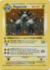 Pokemon Card - Base 9/102 - MAGNETON (holo-foil) **1st Edition** (Mint)