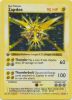 Pokemon Card - Base 16/102 - ZAPDOS (holo-foil) **1st Edition** (Mint)