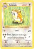 Pokemon Card - Base 40/102 - RATICATE (uncommon) *1st Edition* (Mint)