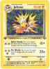 Pokemon Card - Jungle 4/64 - JOLTEON (holo-foil) *1st Edition* (Mint)