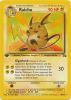 Pokemon Card - Fossil 29/62 - RAICHU (rare) *1st Edition* (Mint)