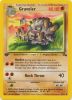 Pokemon Card - Fossil 37/62 - GRAVELER (uncommon) *1st Edition* (Mint)