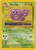 Pokemon Card - Fossil 45/62 - WEEZING (uncommon) (Mint)