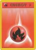 Pokemon Card - Base 2 Set 126/130 - FIRE ENERGY (common) (Mint)