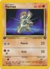 Pokemon Card - Team Rocket 59/82 - MACHOP (common) *1st Edition* (Mint)