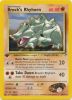 Pokemon Card - Gym Heroes 22/132 - BROCK'S RHYHORN (rare) *1st Edition* (Mint)