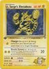 Pokemon Card - Gym Heroes 27/132 - LT. SURGE'S ELECTABUZZ (rare) *1st Edition* (Mint)