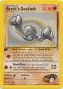 Pokemon Card - Gym Heroes 66/132 - BROCK'S GEODUDE (common) *1st Edition* (Mint)