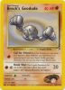 Pokemon Card - Gym Heroes 66/132 - BROCK'S GEODUDE (common) (Mint)