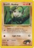 Pokemon Card - Gym Heroes 67/132 - BROCK'S MANKEY (common) (Mint)