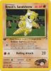 Pokemon Card - Gym Heroes 71/132 - BROCK'S SANDSHREW (common) *1st Edition* (Mint)