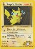 Pokemon Card - Gym Heroes 81/132 - LT. SURGE'S PIKACHU (common) *1st Edition* (Mint)