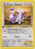 Pokemon Card - Gym Heroes 82/132 - LT. SURGE'S RATTATA (common) *1st Edition* (Mint)